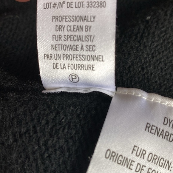 Theory black wool fox collar long sweater cardigan jacket large - Picture 8 of 8